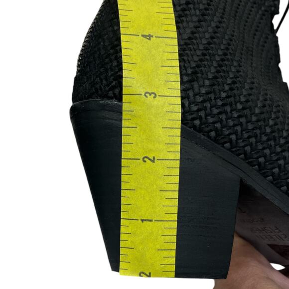 Eileen Fisher Slew Lace Up Booties Open Toe - Picture 8 of 12